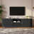 66.9‘’TV Stand With Sliding Wood Slatted Doors For Tvs Up To 75"-890534140