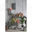 Ensemble de 2 pots à fleurs rustiques en métal avec supports Zale