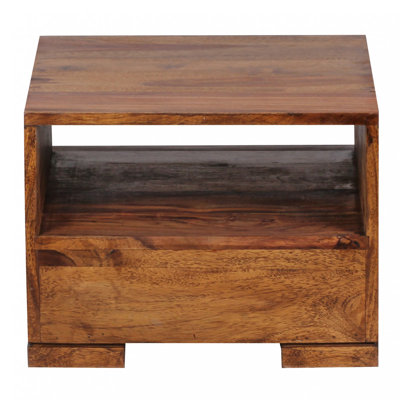 Dragon 40cm W Solid Wood Bedside Table