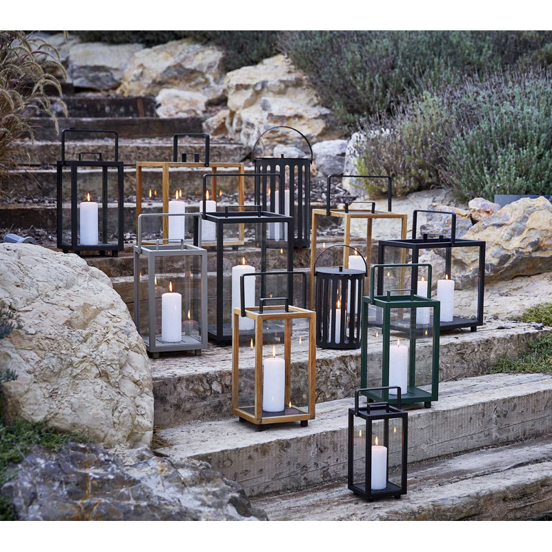 Lighthouse Floor Lantern, 21.3" H x 13" W x 13" D