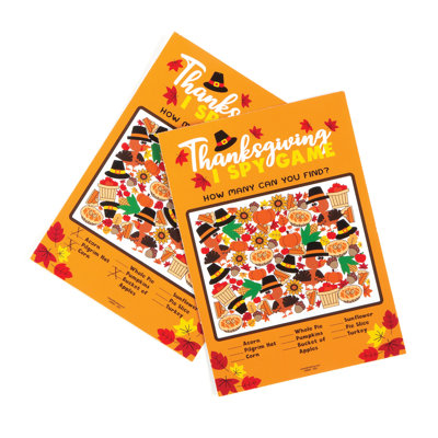 Aricely Paper Thanksgiving Party Favors
