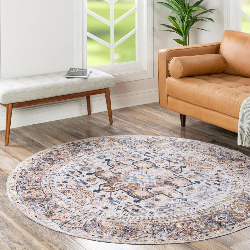 Nienke Oriental Indoor Rug, Round 4'