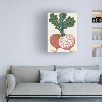 Wrapped Canvas Wall Art - Paula Freeman  'Rooted Heirloom II' Wall Art for Living Room, Bedroom, or Office Décor  - 14x19