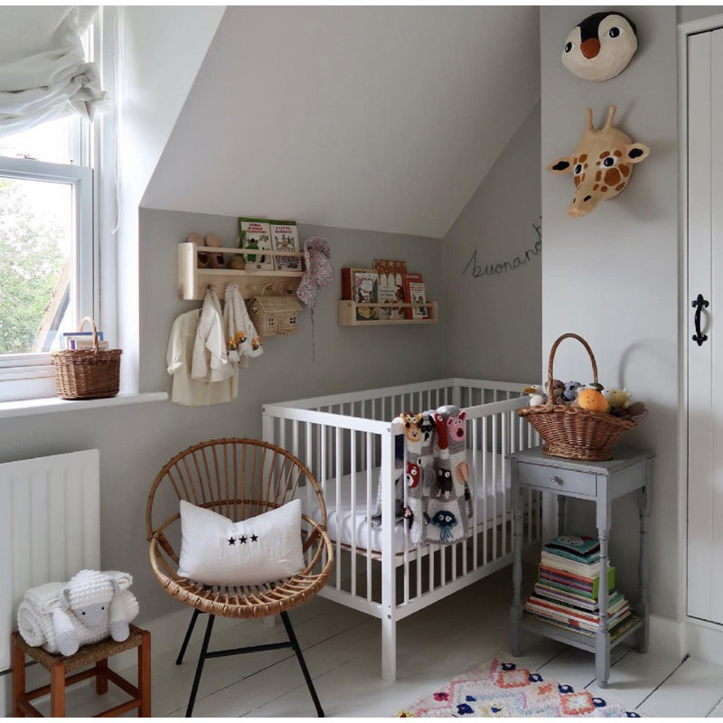 Mini Cot Bed, White