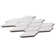 Stately Elongated Hex 12" x 12" Porcelain Marble Look Tile