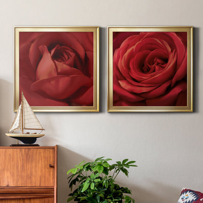 " Sincere Red " 2 - Pieces