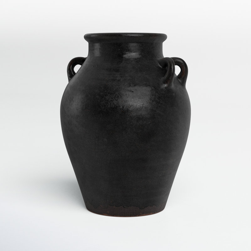 Calabria 11.75'' Handmade Clay Decorative Urns & Jars