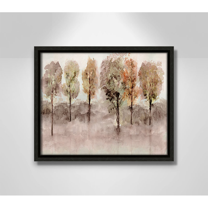 «Swansea Debruce Trees - Landscape Version Print» par Val Rhodes, H 9,5 po x l 11,5 po, Espresso