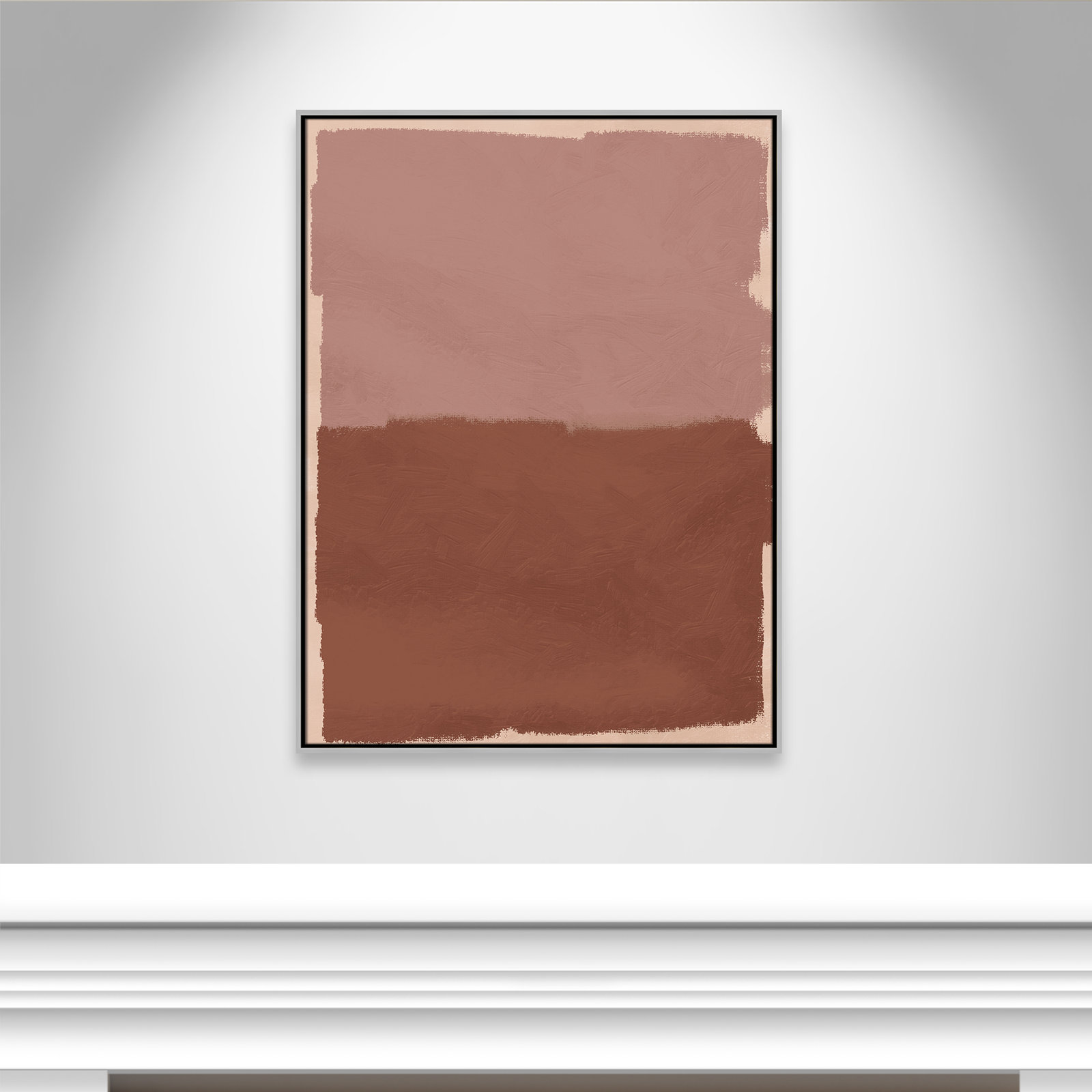 Hollow Delight Print by Marcus Prime, 31.5'' W x 41.5'' H, Silver Floater