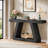 Chasidi Rectangular Pedestal Console Table-702884551