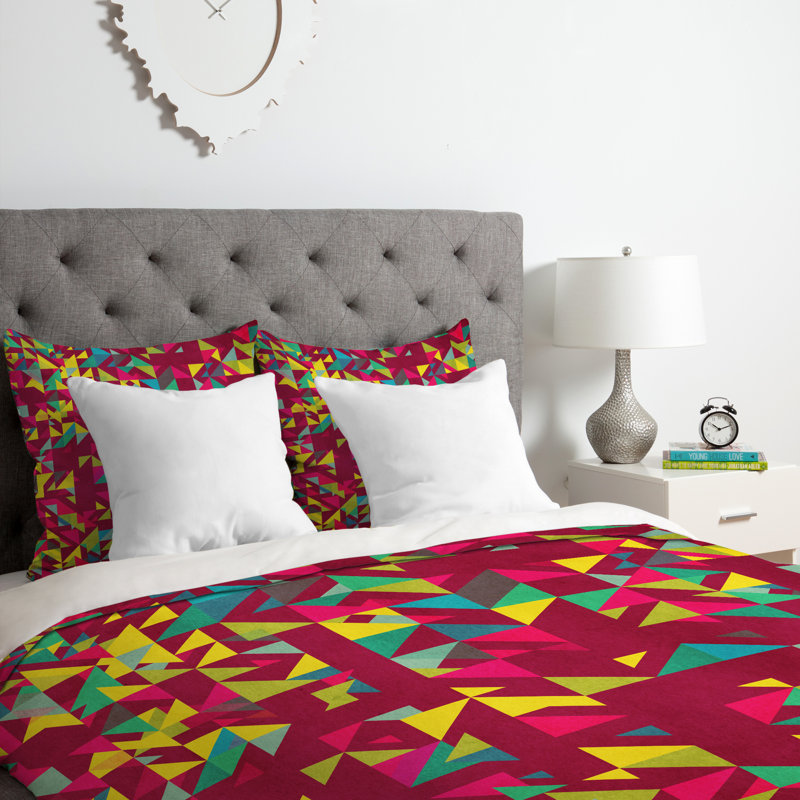 Arcturus Geometric Shapes Duvet Cover, Twin/Twin XL Duvet Cover + 1 Standard Sham