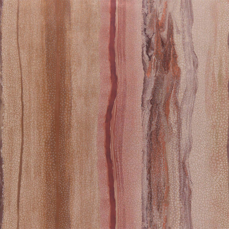 Vitruvius Wallpaper, Copper/Ruby