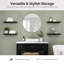 3 Pack Wood Wall Mounted Floating Shelves