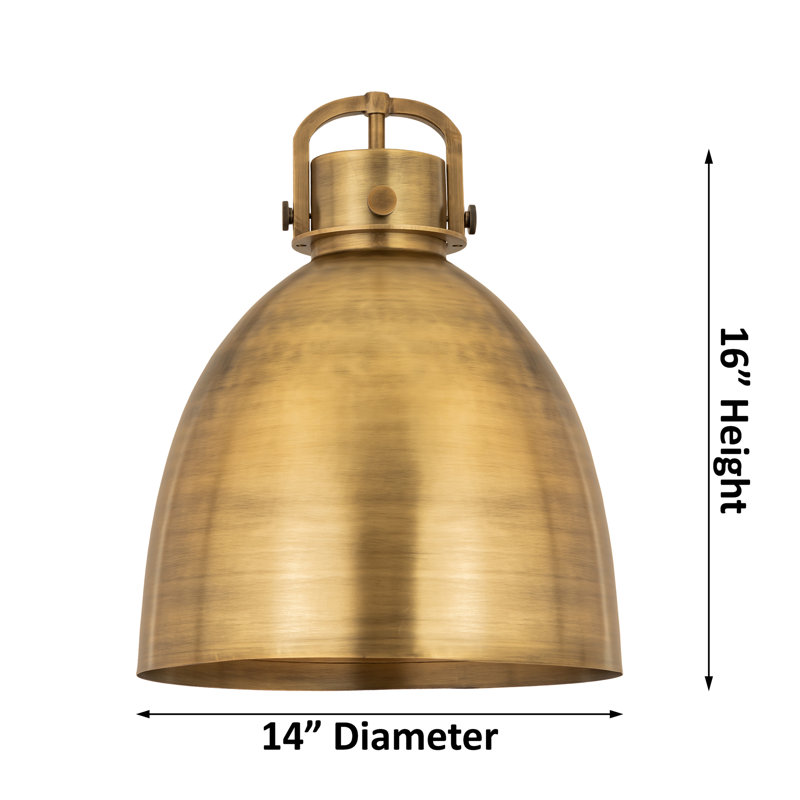 Luminaire suspendu 1 lumière, Noir mat