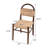 Luma Modern Farmhouse Woven Rubberwood Dining Chair with Handcrafted Paper-Cord Seat