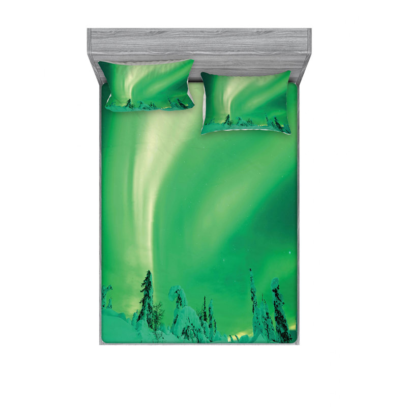 Microfiber Sheet Set, Queen Sheet Set with Fitted Sheet