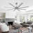 Indoor Ceiling Fan Without Light, With Remote Control-1308956879-1308956465