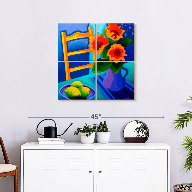 Harnek Vibrant Starry Night, 26" H x 26" W