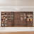 Elegant Wooden Display Cabinet With Glass Doors, Multi-Function Storage With LED Lighting, Large Capacity & Waterproof Finish-121515907