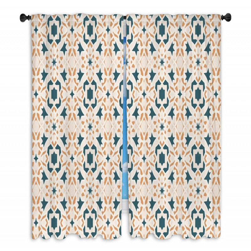 Paire de rideaux obscurcissant Destery, L 56 po x L 80 po