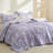 Quilt Set  - Reversible Mint Botanical Quilt Bedding Sets,85gsm-106246726-106246723