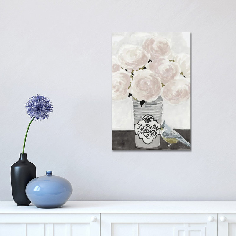 Parisian Pot I by Stellar Design Studio - Painting on Canvas, 30.48 cm H x 45.72 cm W, Wrapped Canvas