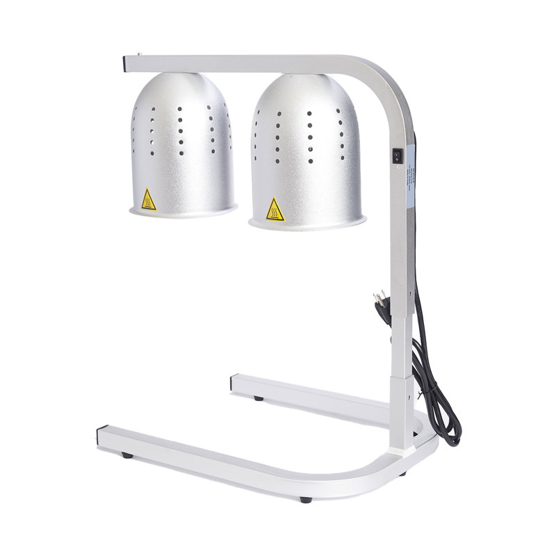 Bande chauffante et lampes chauffantes en aluminium, Argent