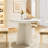 31.5" Modern Round Dining Table, Set of 2 (Only Table)