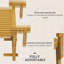 Table de balustrade Outsunny