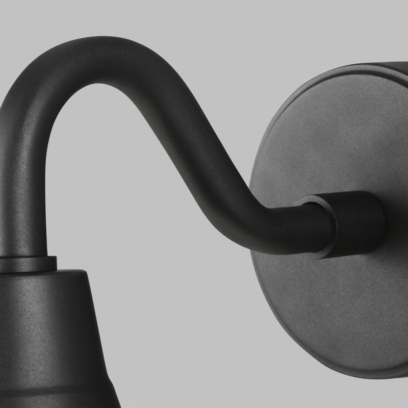 Luminaire de grange d'extérieur Blakeston, Noir, H 10 pi x l 8 po x P 8 po, Oui