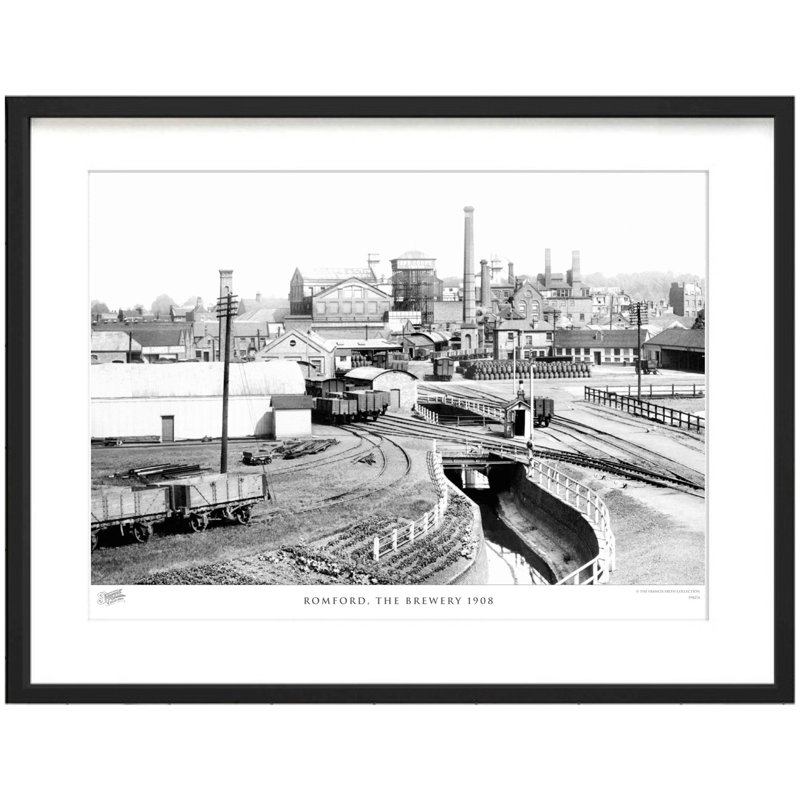 Romford, The Brewery 1908 by Francis Frith - Single Picture Frame Print, 40cm H x 50cm W x 2.3cm D