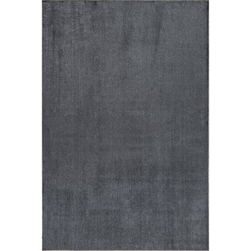 Argelia Solid Machine Washable Area Rug, Runner 2'6" x 8'