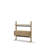 Besnike 3 Low Bookcase in Oiled Oak - Stylish Storage with Sliding Doors