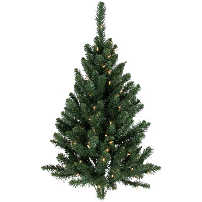 36' Lighted Fir Christmas Tree