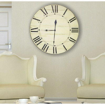 Gouveia Solid Wood Wall Clock