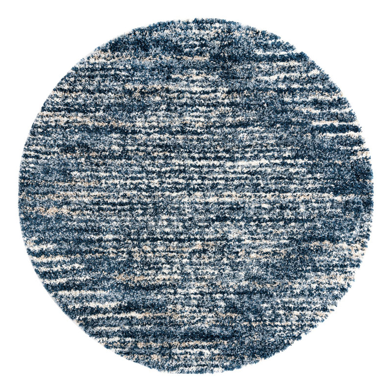 Knupp Abstract Indoor Rug, Round 7'