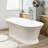 59" x 31.5" Freestanding Soaking Acrylic Bathtub-72112209