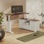 Office Furniture Set: Bookshelf + Standing L-Shaped Desk + Filing Cabinet, One-Stop Solution for an Elegant Office Space