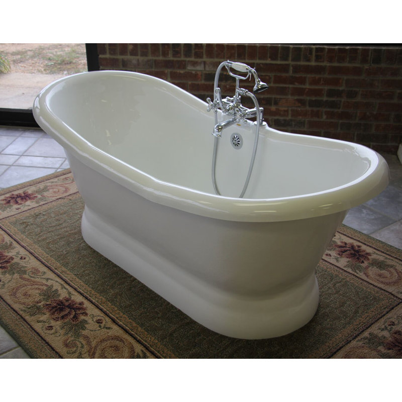 Empress 68" x 30" Pedestal Soaking Bathtub