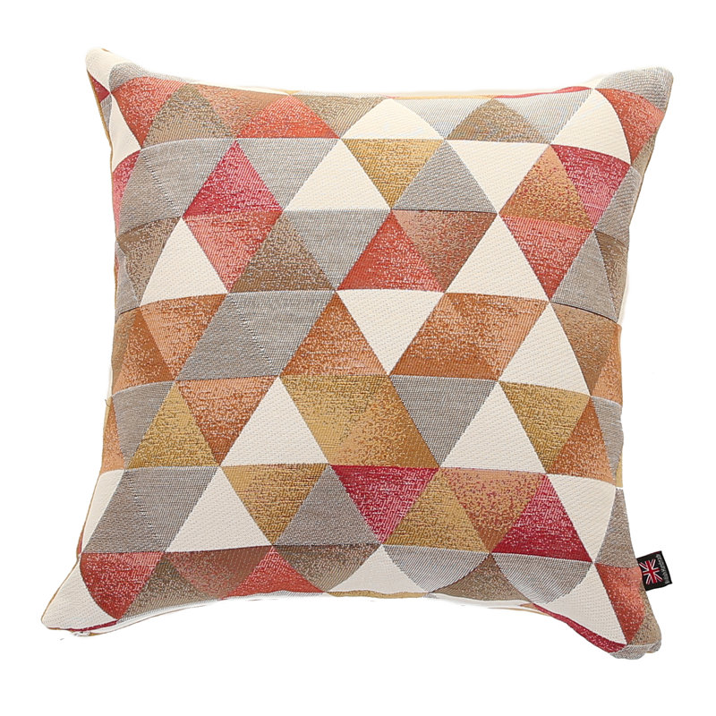 Amaryllis Geometric Square Cushion, Medium