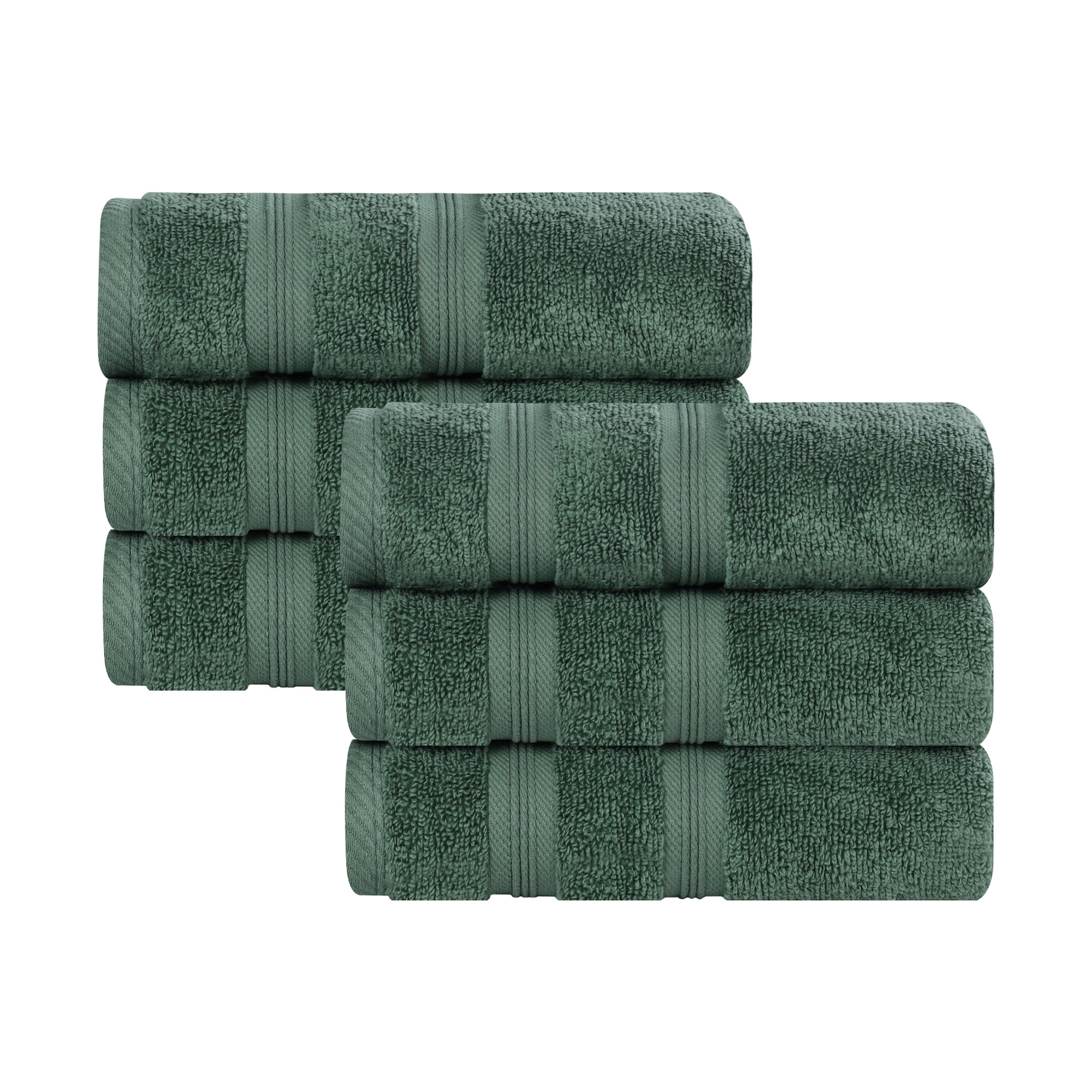 Selda Smart Dry Cotton Hand Towel, Forest Green