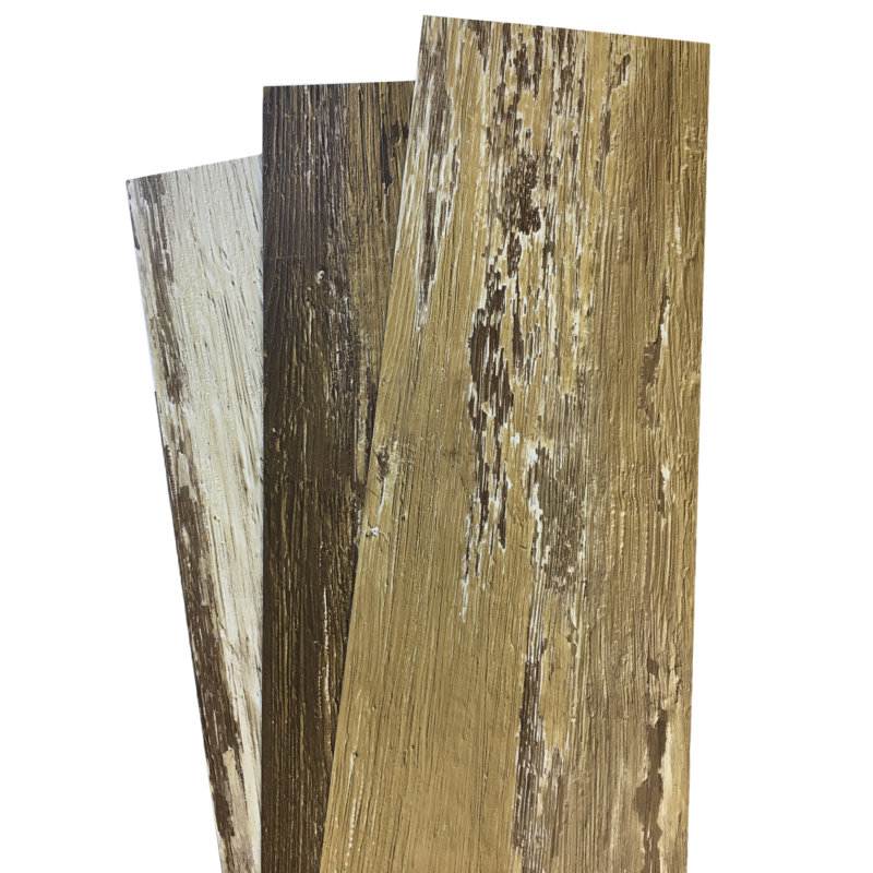 Colors Glue Down Floor and Wall DIY Multi-Tonal Style 6" x 36" x 2mm Luxury Vinyl Plank, Old Brown