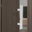 Poignée de porte à double face en acier inoxydable, paire de poignées de porte de grange coulissantes à pousser, poignée de porte commerciale en forme de H (11,61 * 1,6 * 5,95 po)-115342013