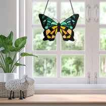 Summer butterfly stained glass - cutting board (3050077)