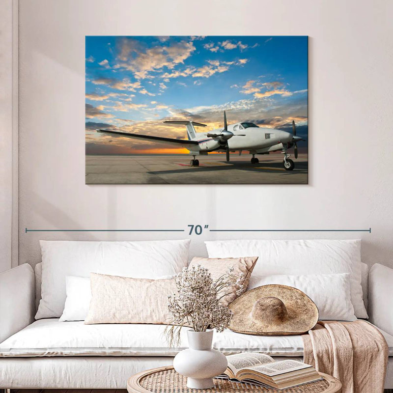Mehar Light Aircraft, 30" H x 45" W