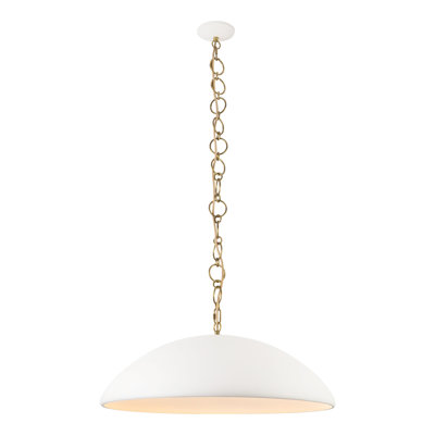 Atmore 27-in Antique White Pendant