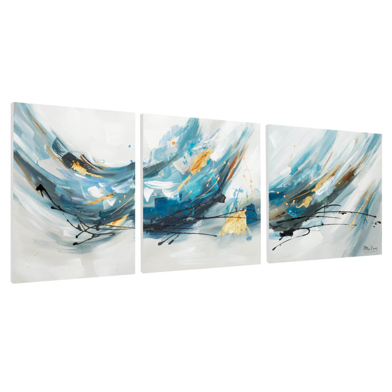 Hand -painted Singing Water Acrylic Painting