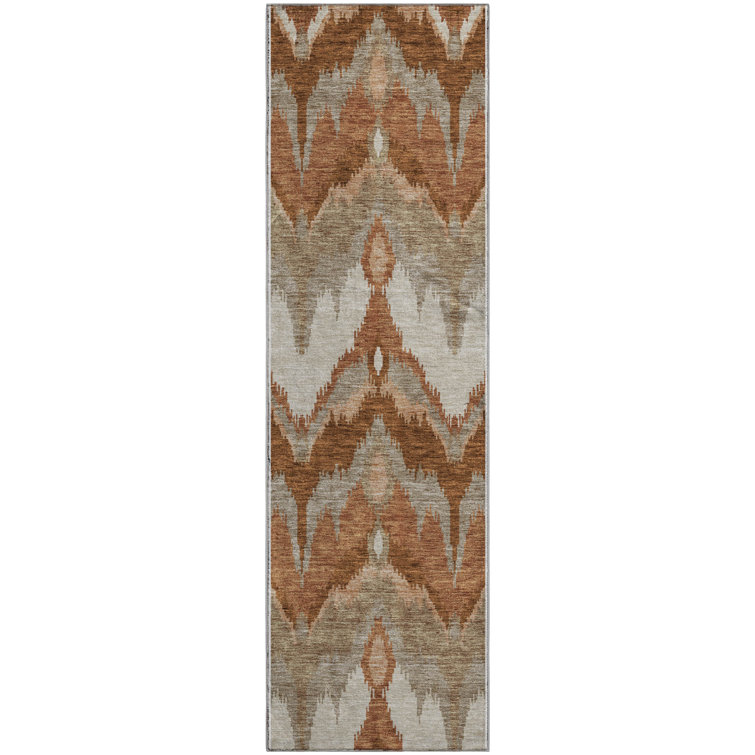Premium Machine Washable Prisco Paprika Rug
