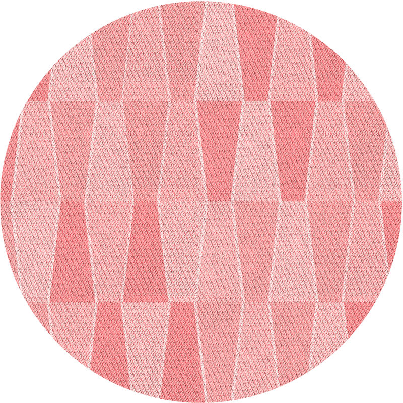Performance Wool Abstract Indoor Rug, Round 7'