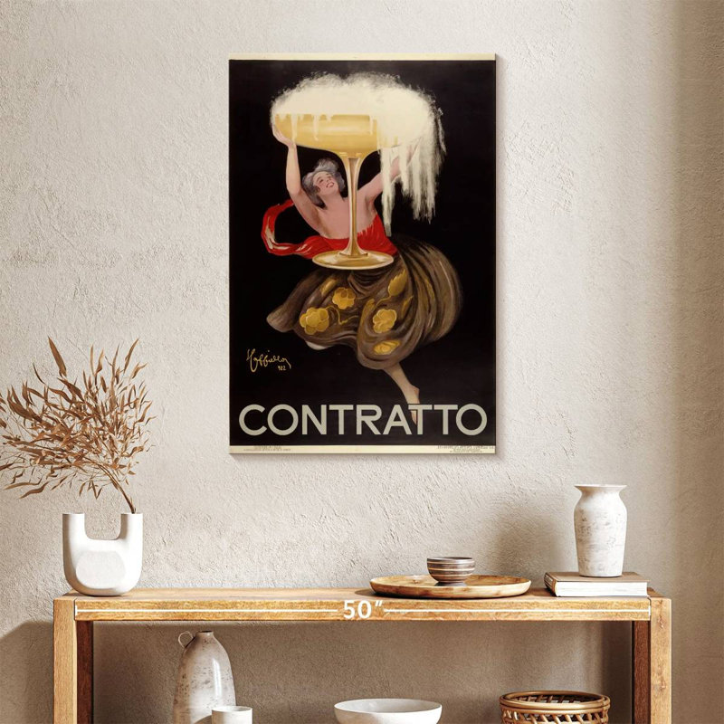 Contratto, 36" H x 24" W